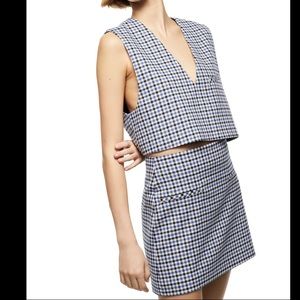 NWT Zara plaid mini skirt/ XL